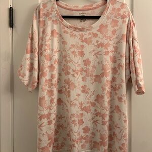 Charisma Pink Relaxed Short Sleeve Tee